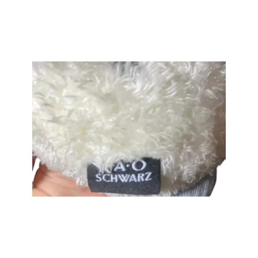 FAO Schwarz Cliqs Kitty Handbag Purse With Ball of Yarn Plush NWT Kids 3+